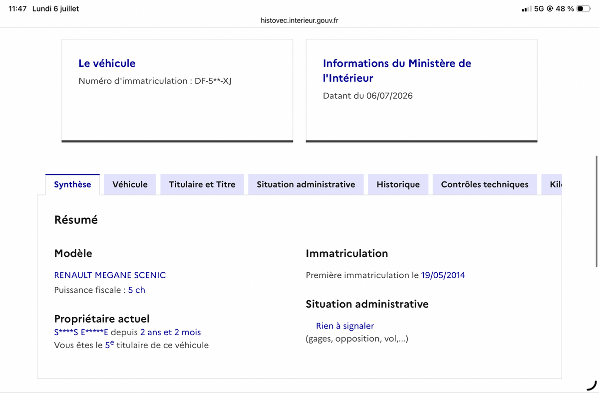 Renault Scenic d'occasion