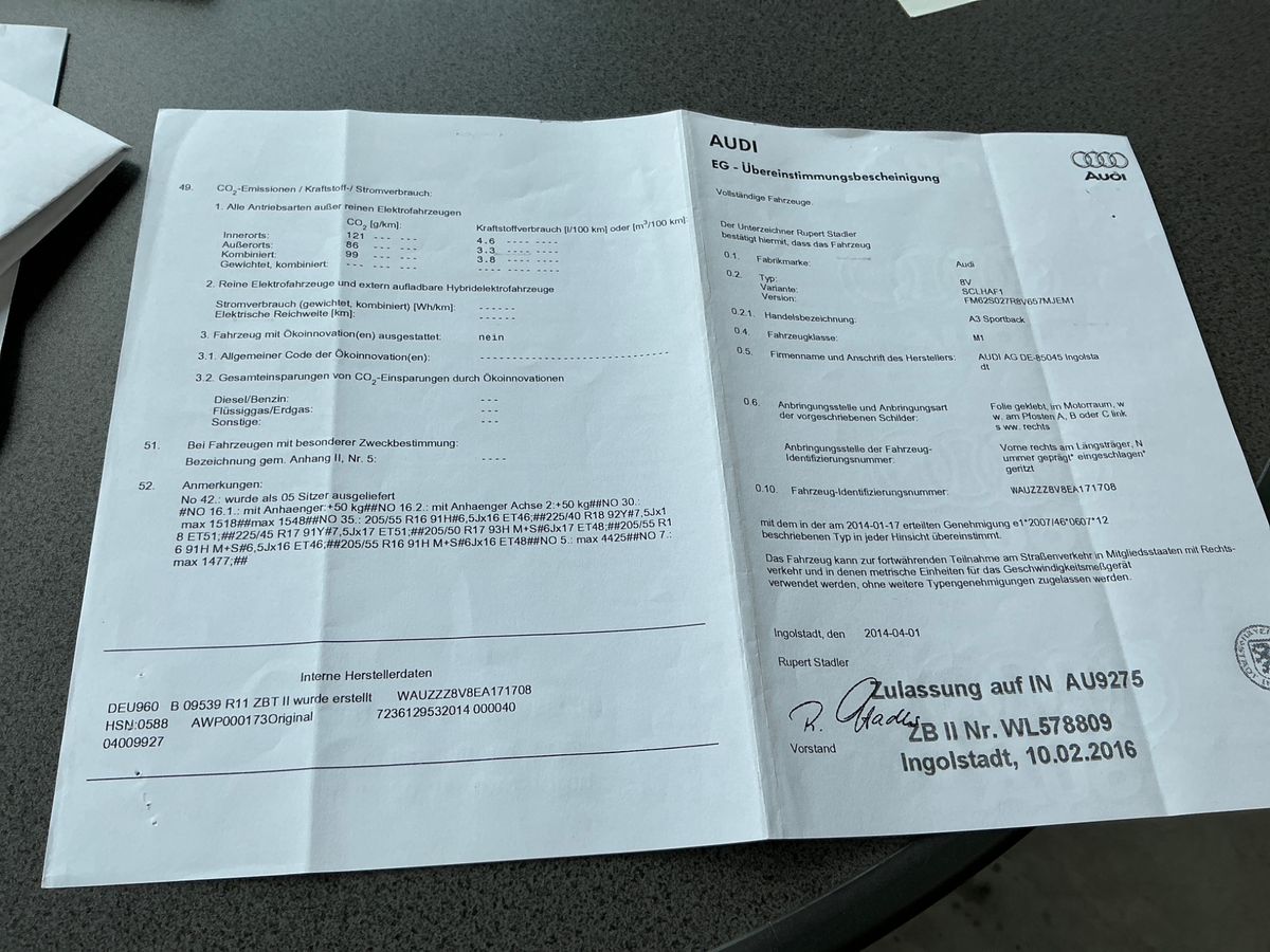Audi A3 1.6 TDI Attraction