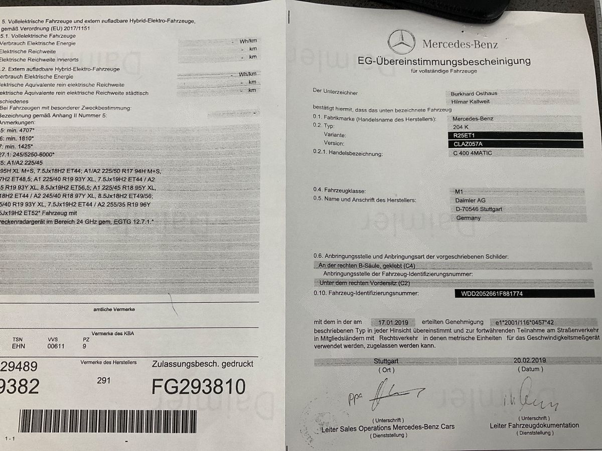 Mercedes-Benz C-Klasse d'occasion