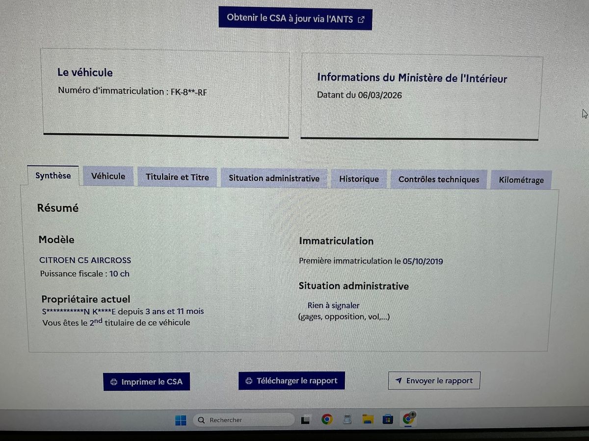 Citroen C5 d'occasion