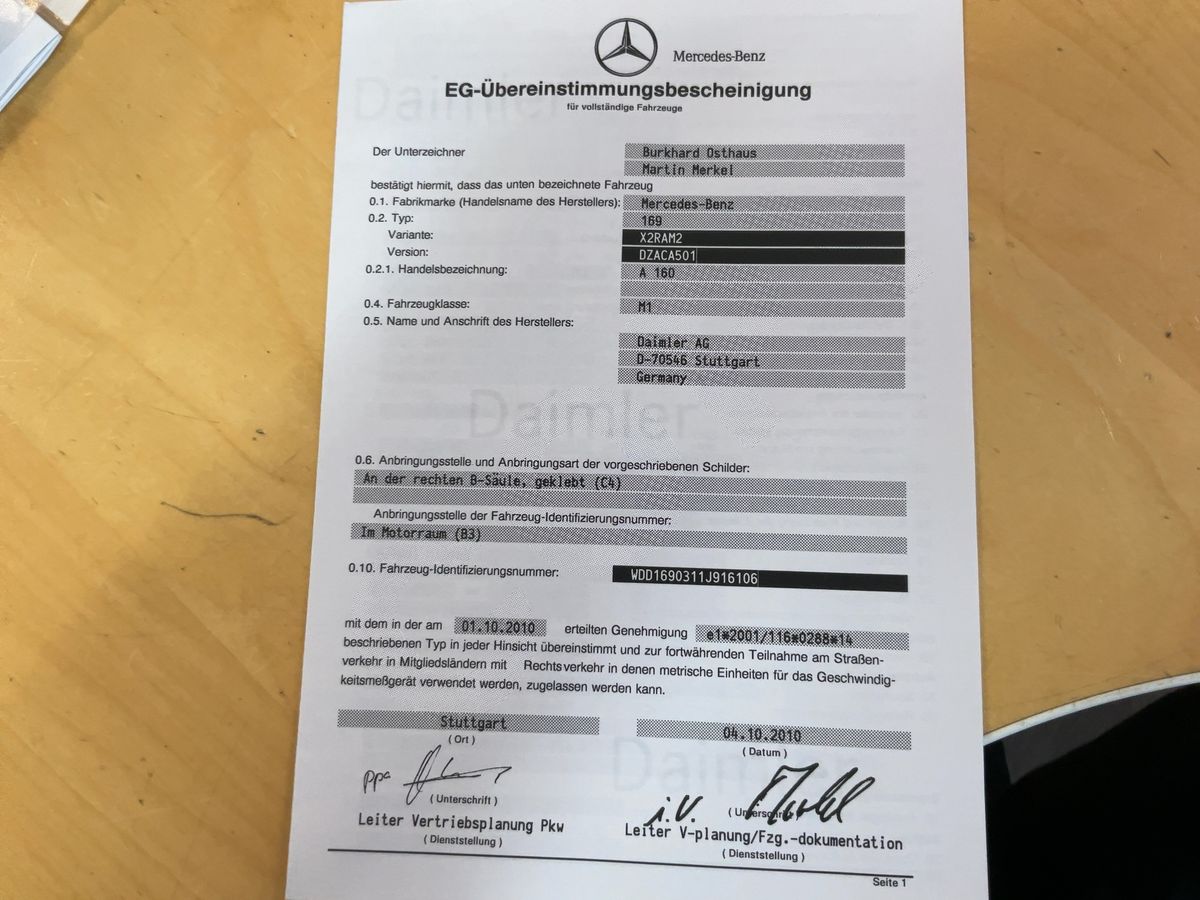 Mercedes-Benz A-Klasse A 160 Avantgarde