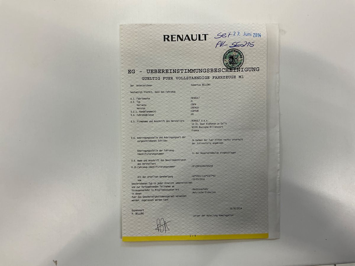 Renault Captur 0.9 Energy Dynamique