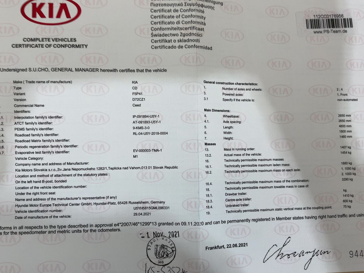 Kia cee'd d'occasion