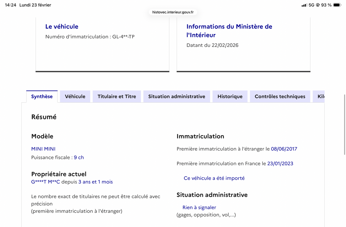 MINI Cooper d'occasion