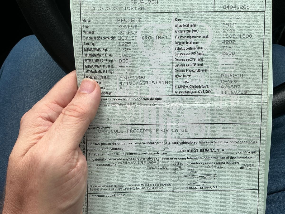 Peugeot 307 1.6 XR Clim Plus