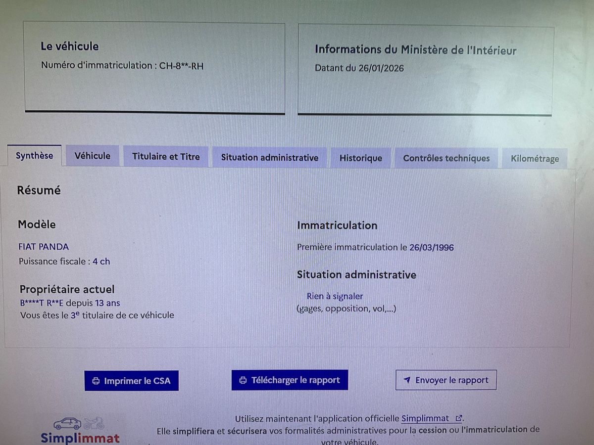 Fiat Panda d'occasion