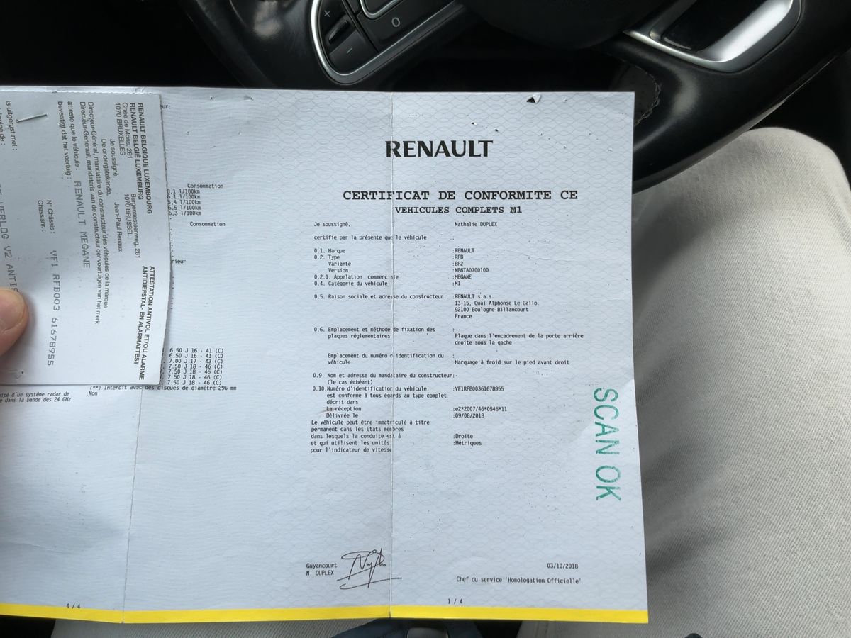 Renault Megane d'occasion