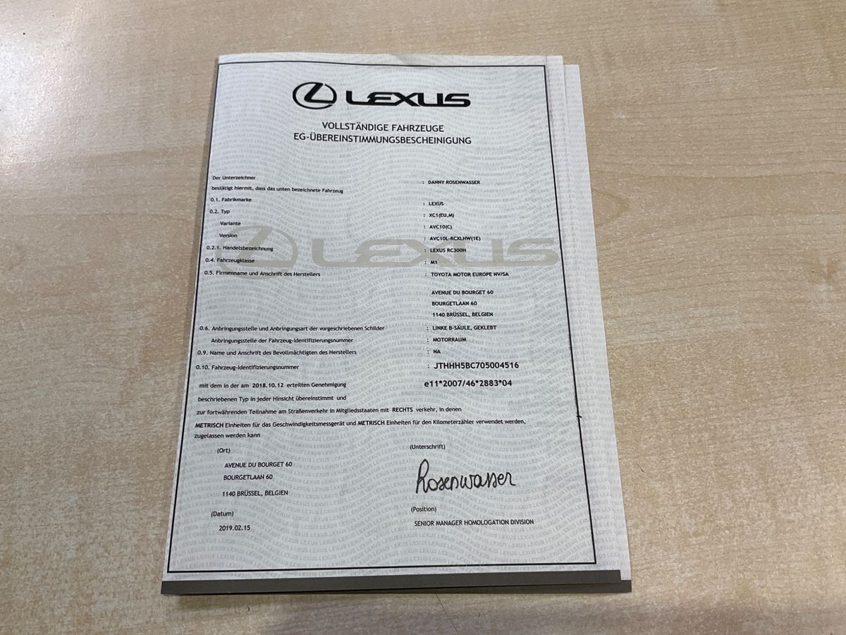 Lexus RC-Serie d'occasion