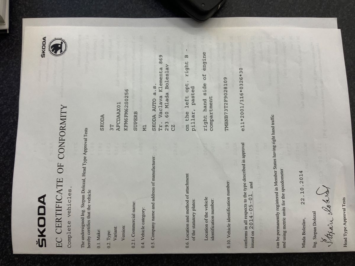 Skoda Superb d'occasion