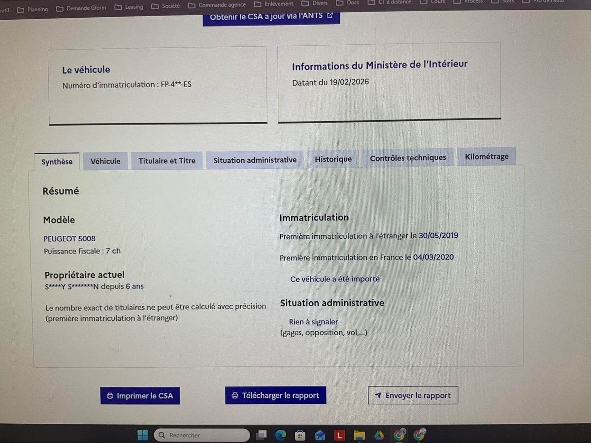 Peugeot 5008 d'occasion