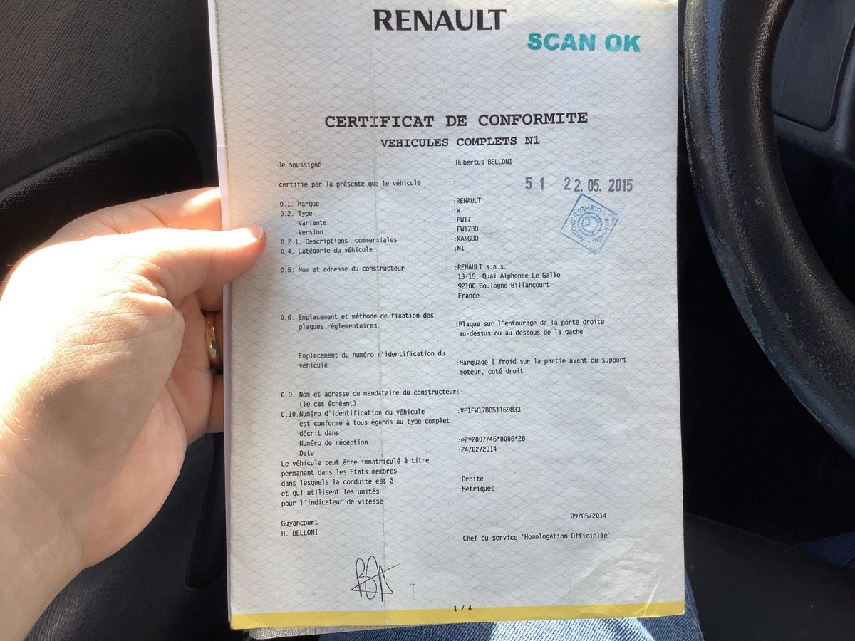 Renault Kangoo d'occasion