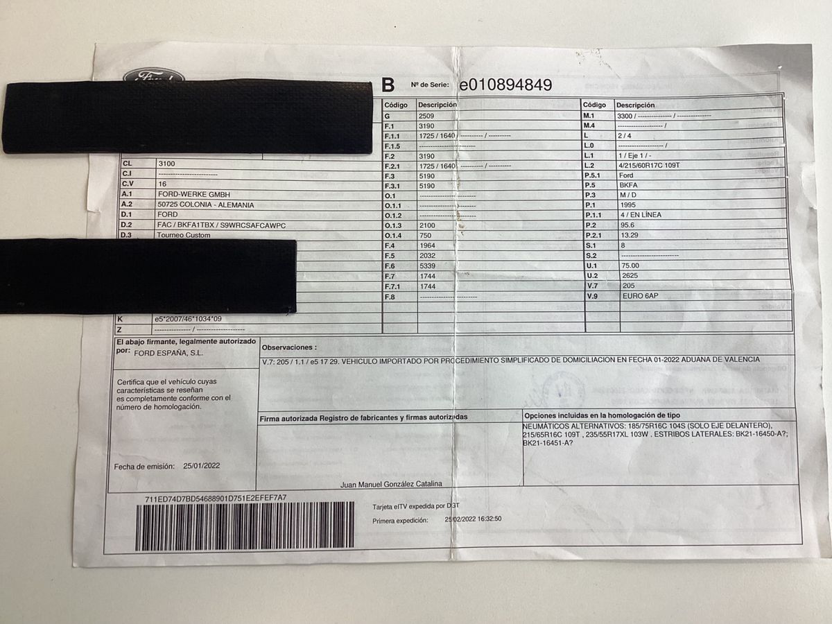 Ford Tourneo d'occasion