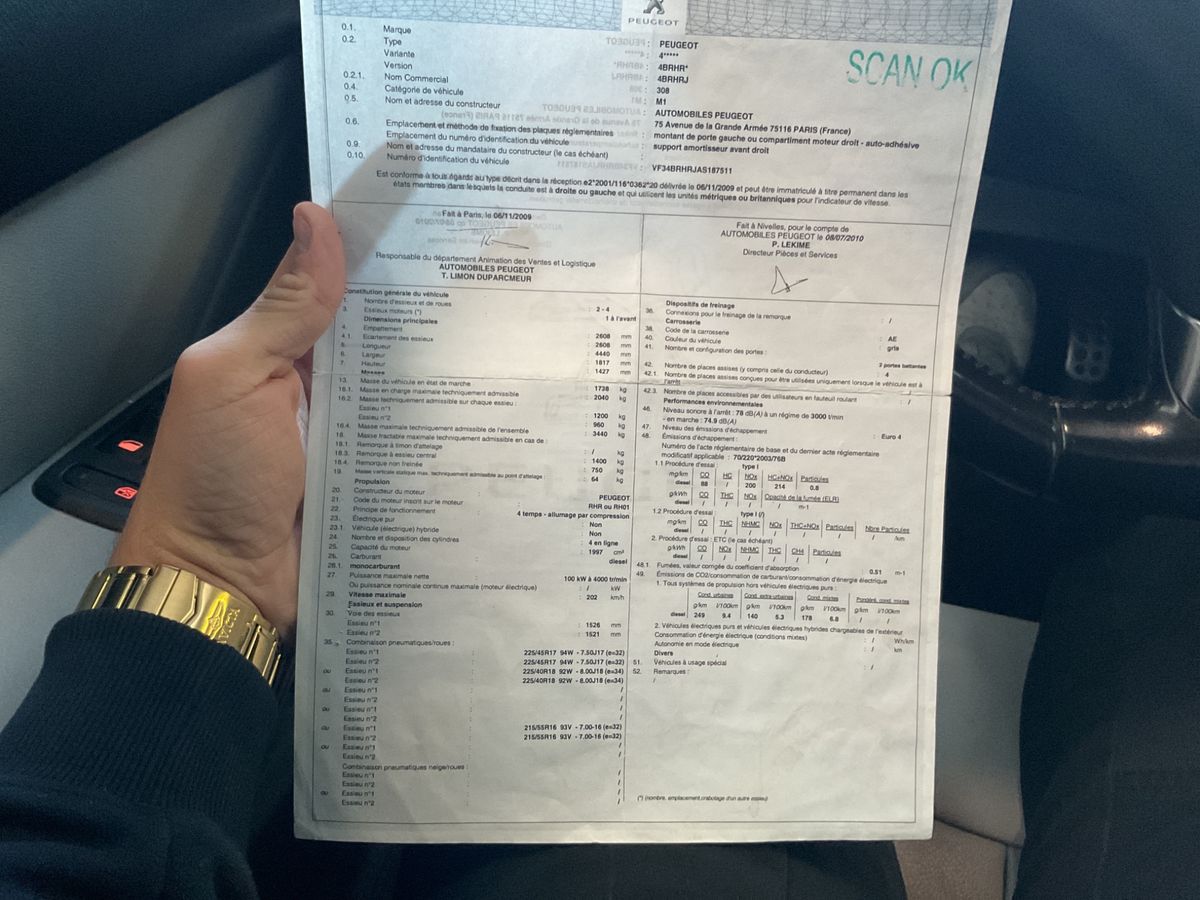 Peugeot 308 2.0 HDi Premium