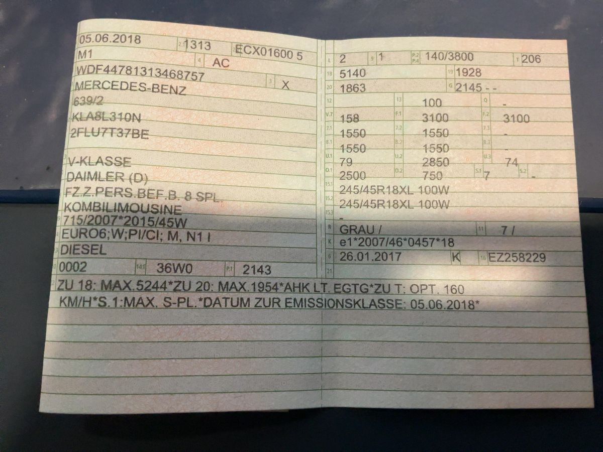 Mercedes-Benz V-Klasse d'occasion