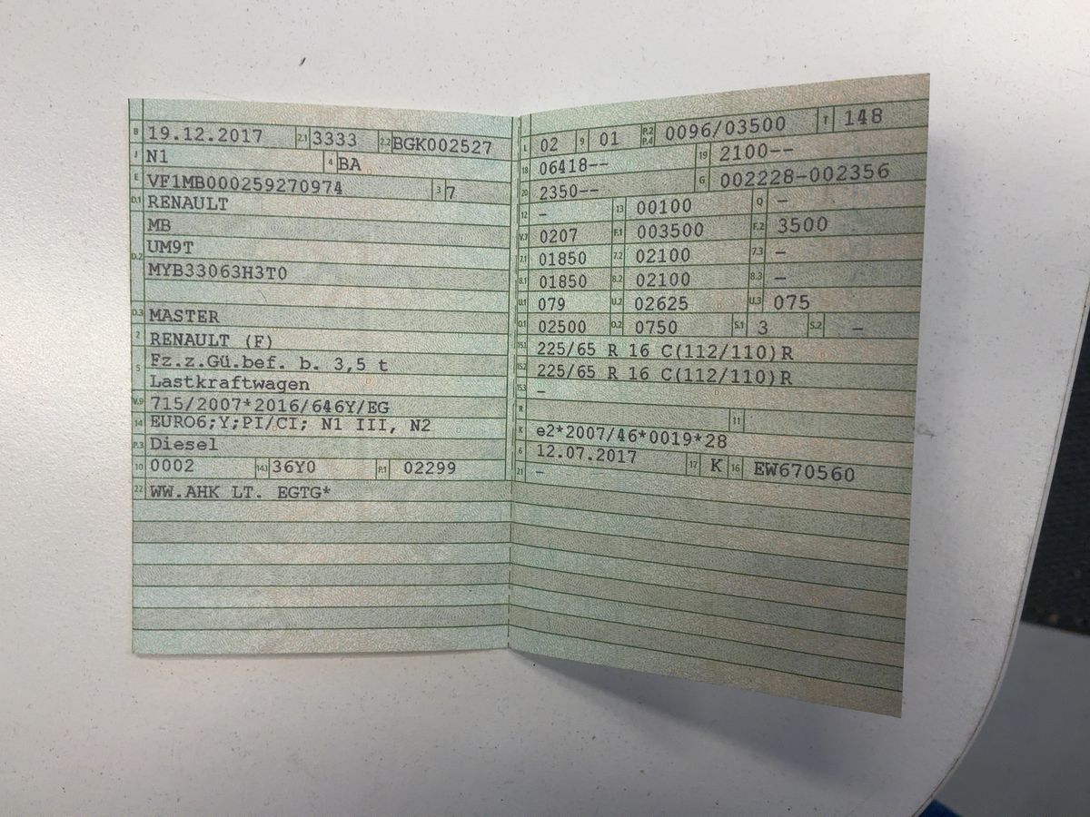 Renault Master d'occasion