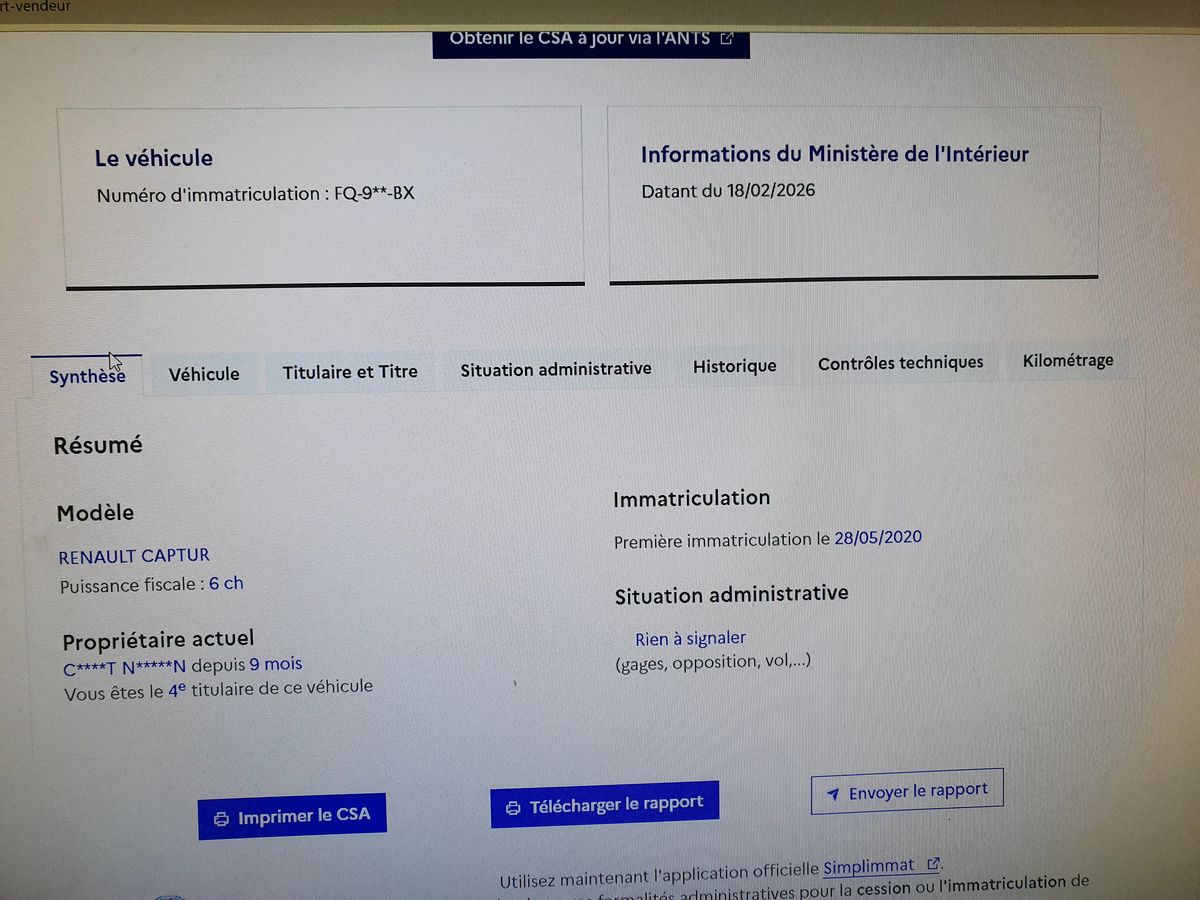 Renault Captur d'occasion