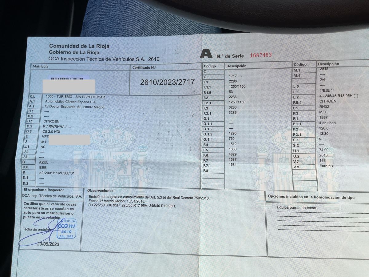 Citroen C5 d'occasion