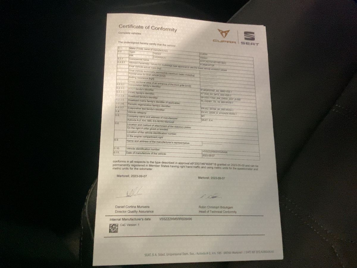 Cupra Formentor d'occasion