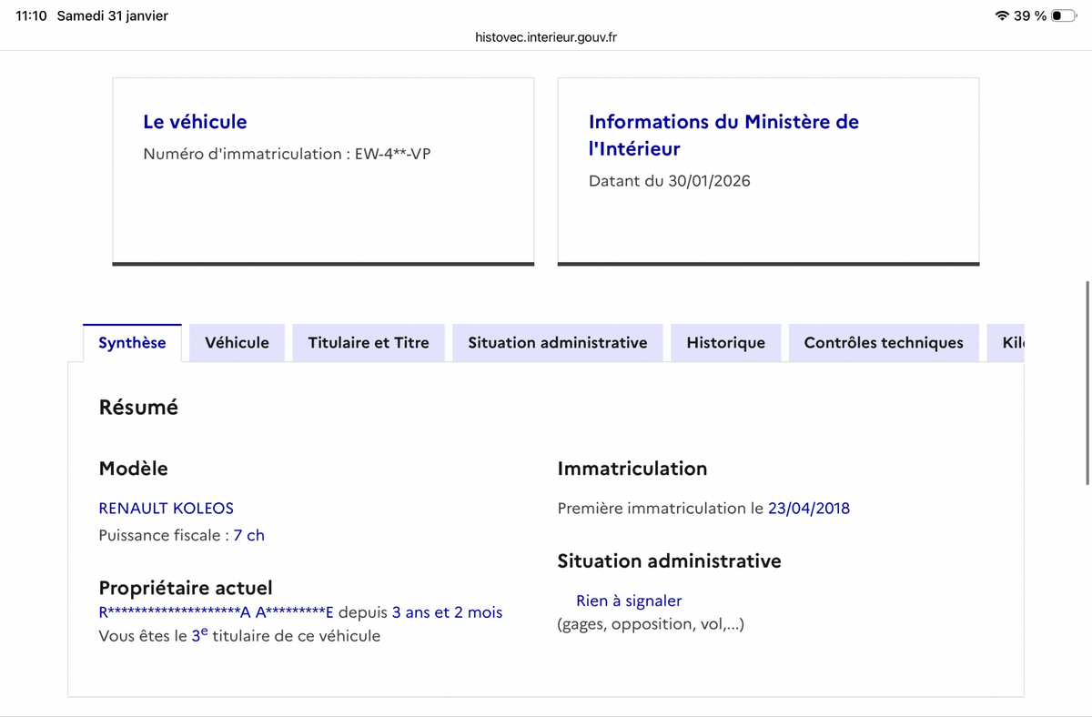 Renault Koleos d'occasion