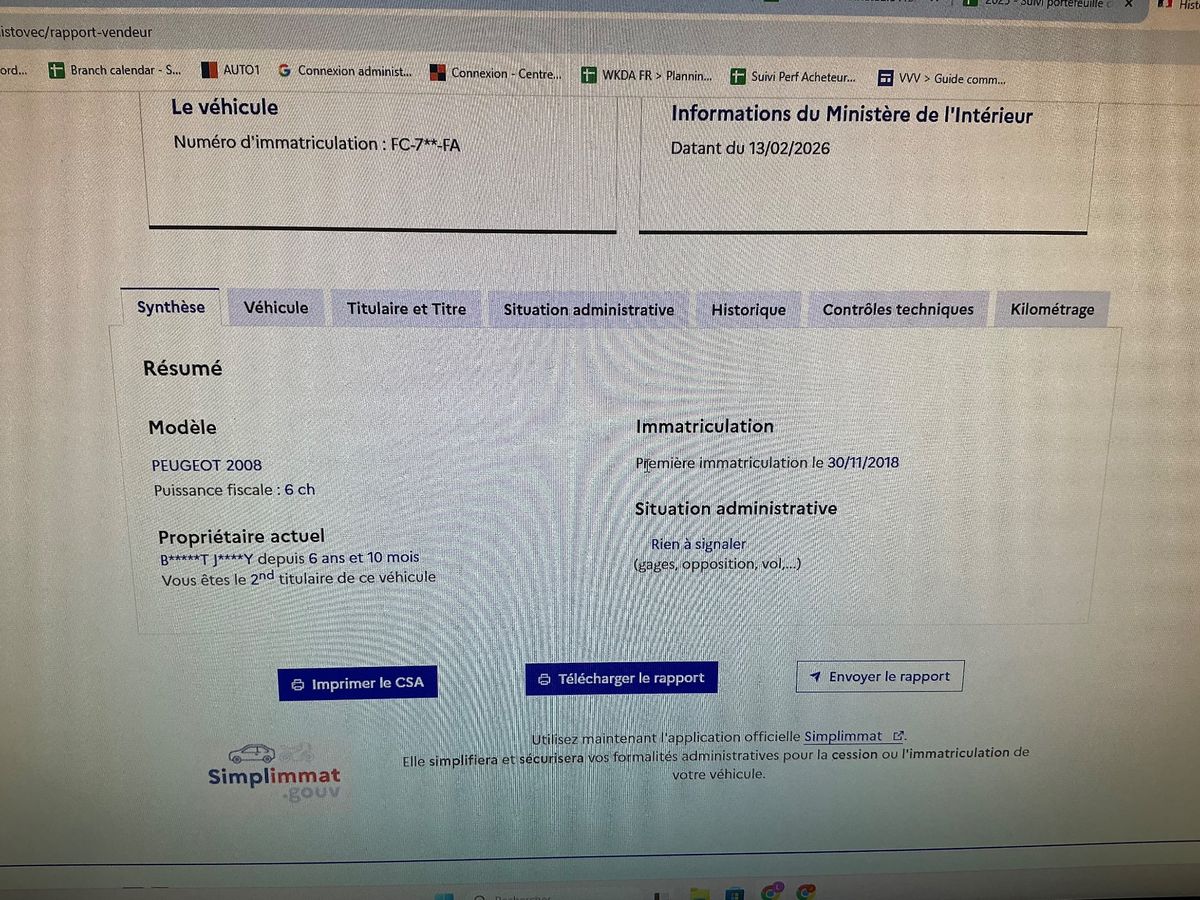 Peugeot 2008 d'occasion