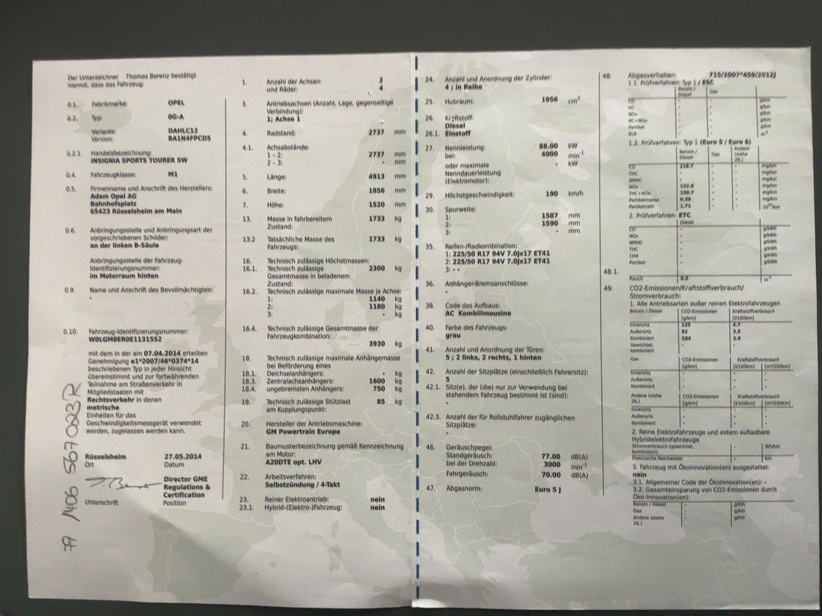 Opel Insignia d'occasion