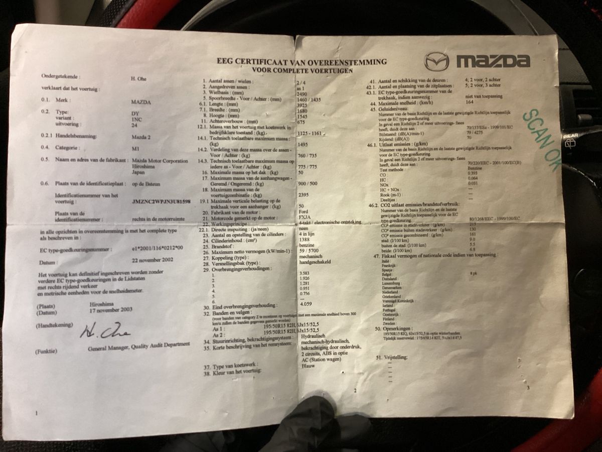 Mazda 2 1.4 Exclusive