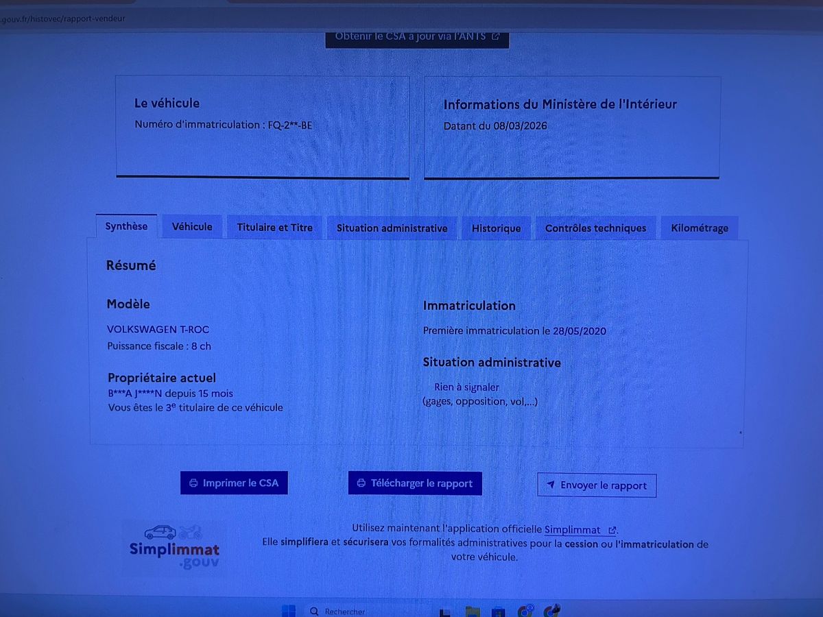 Volkswagen T-Roc d'occasion