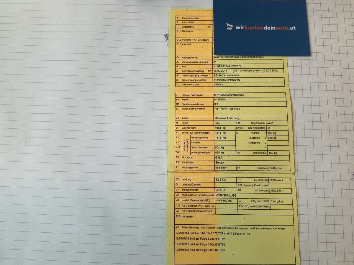 Hyundai i20 d'occasion