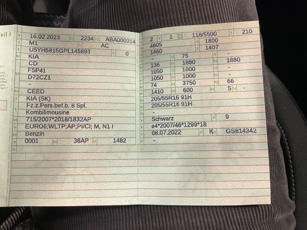 Kia cee'd 1.5 TGDI Vision