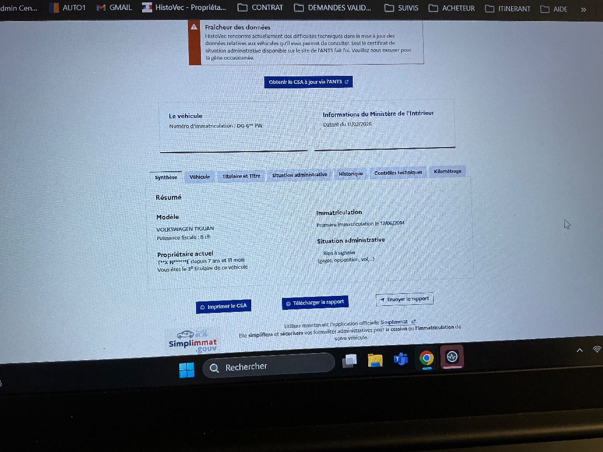 Volkswagen Tiguan d'occasion