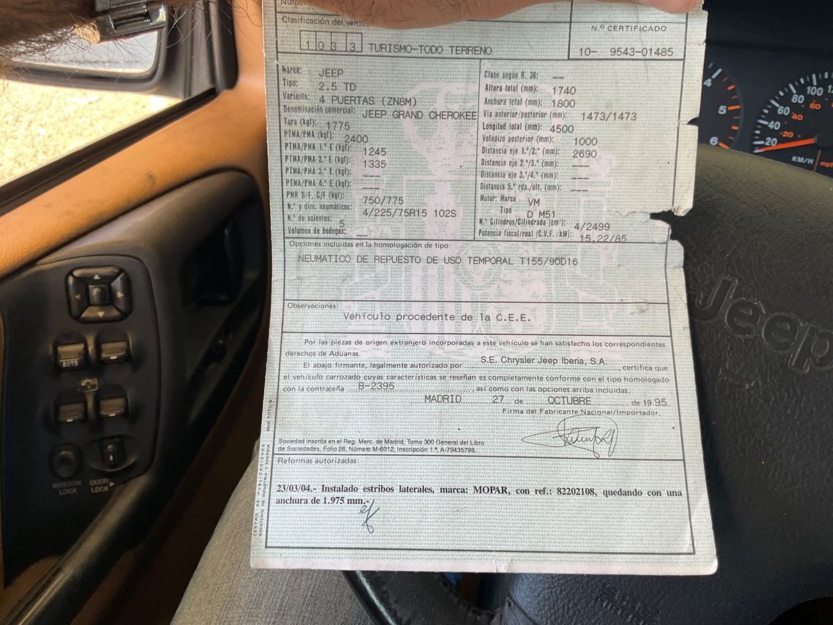 Jeep Grand Cherokee 2.5 Turbodiesel TD Laredo