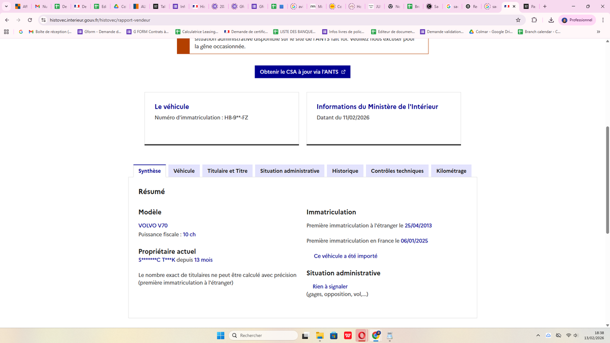 Volvo V70 d'occasion