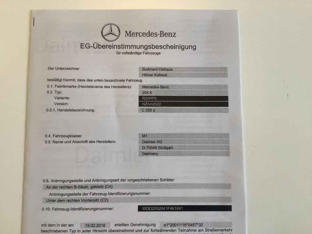 Mercedes-Benz C-Klasse d'occasion