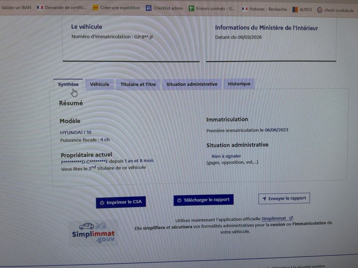 Hyundai i10 d'occasion