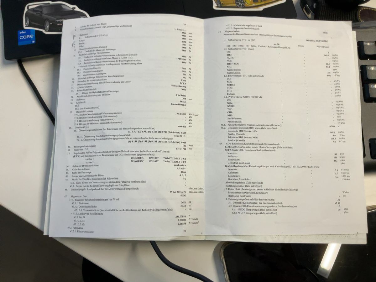 Ford Tourneo Custom 2.0 TDCi 320 L2 Tourneo Titanium X