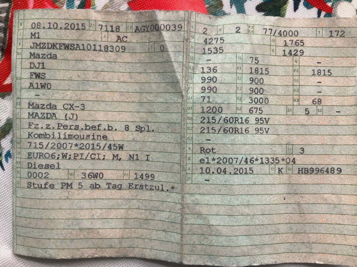 Mazda CX-3 1.5 Diesel Sports-Line AWD