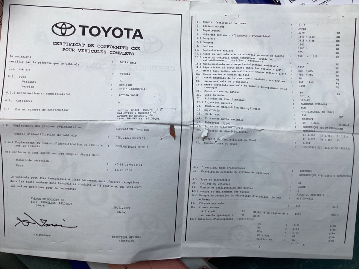 Toyota Yaris d'occasion