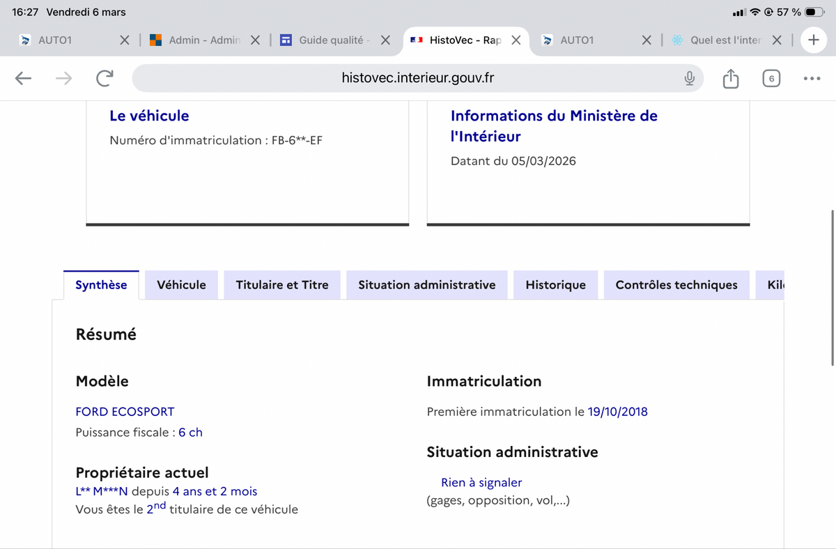 Ford EcoSport d'occasion