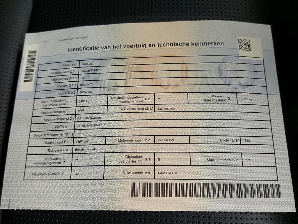 Jaguar F-Pace d'occasion