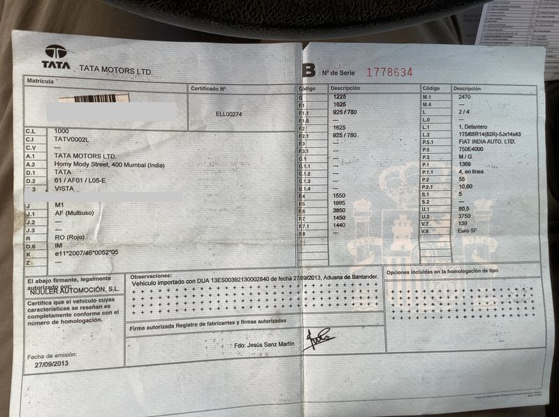 Tata Vista 1.4 Safire — zdjęcie 16