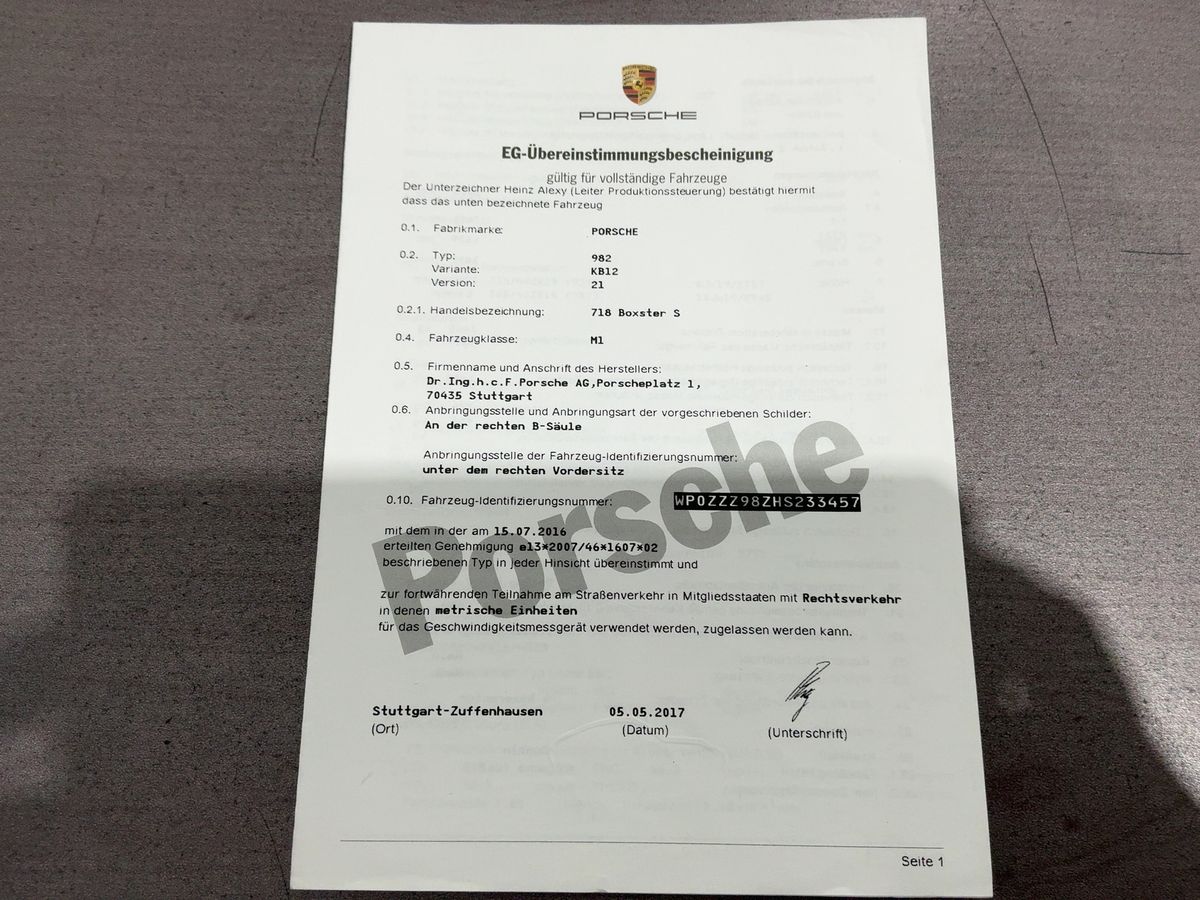 Porsche 718 d'occasion