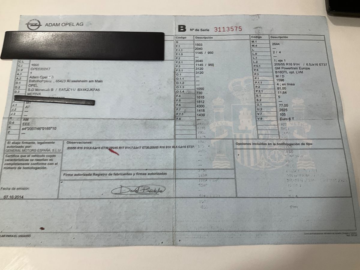 Opel Meriva 1.6 CDTI DPF Selective