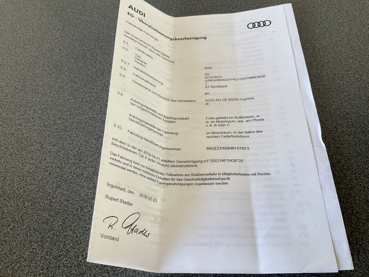 Audi A7 3.0 V6 TDI quattro Competition
