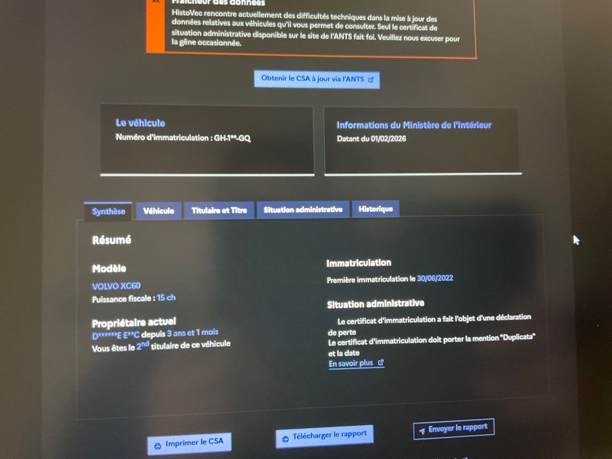 Volvo XC60 d'occasion