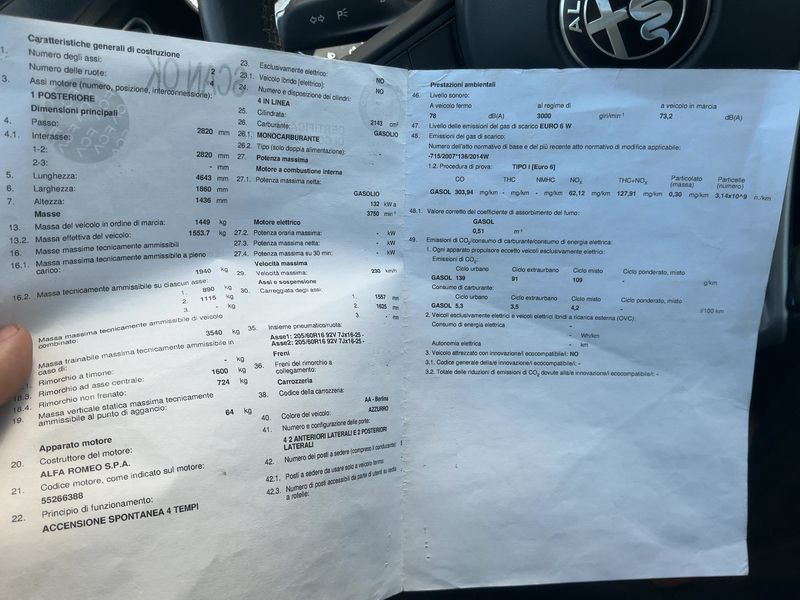 Alfa Romeo Giulia 2.2 JTDM Super — zdjęcie 16