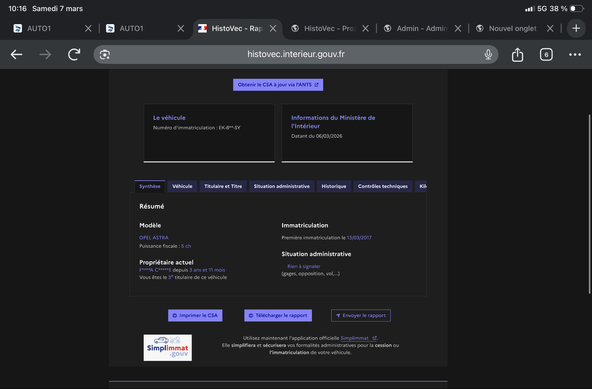 Opel Astra d'occasion