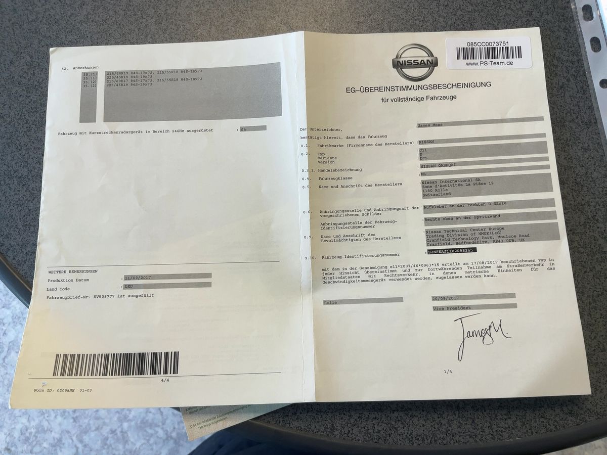 Nissan Qashqai d'occasion