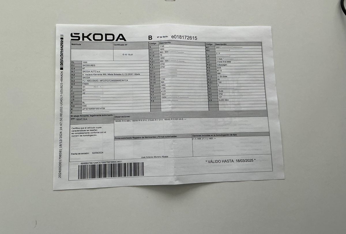 Skoda Fabia d'occasion