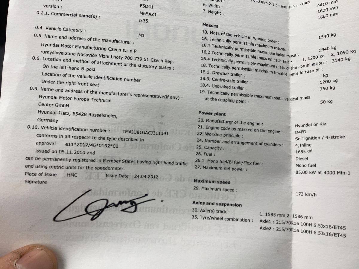 Hyundai ix35 d'occasion