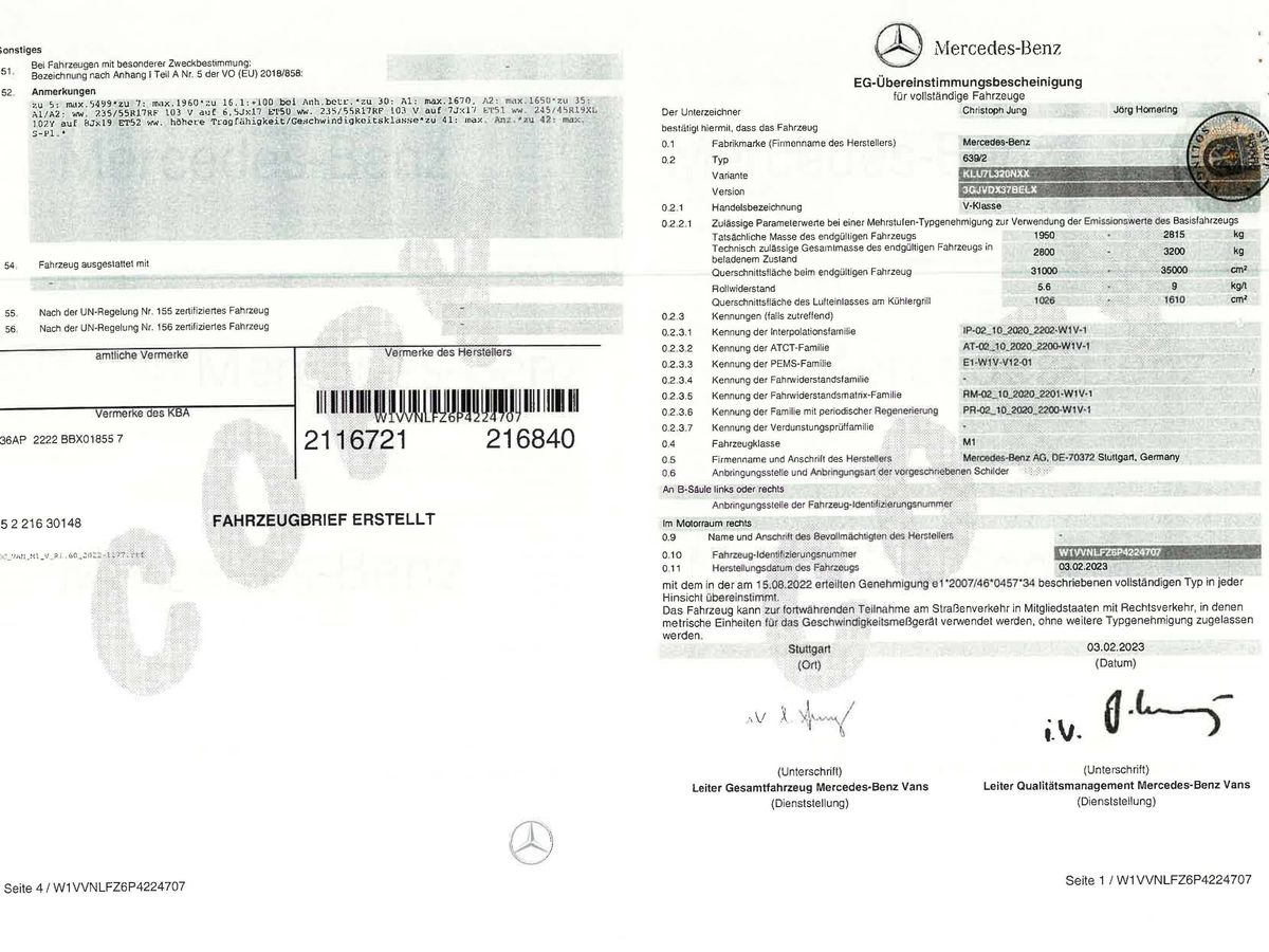 Mercedes-Benz V-Klasse d'occasion